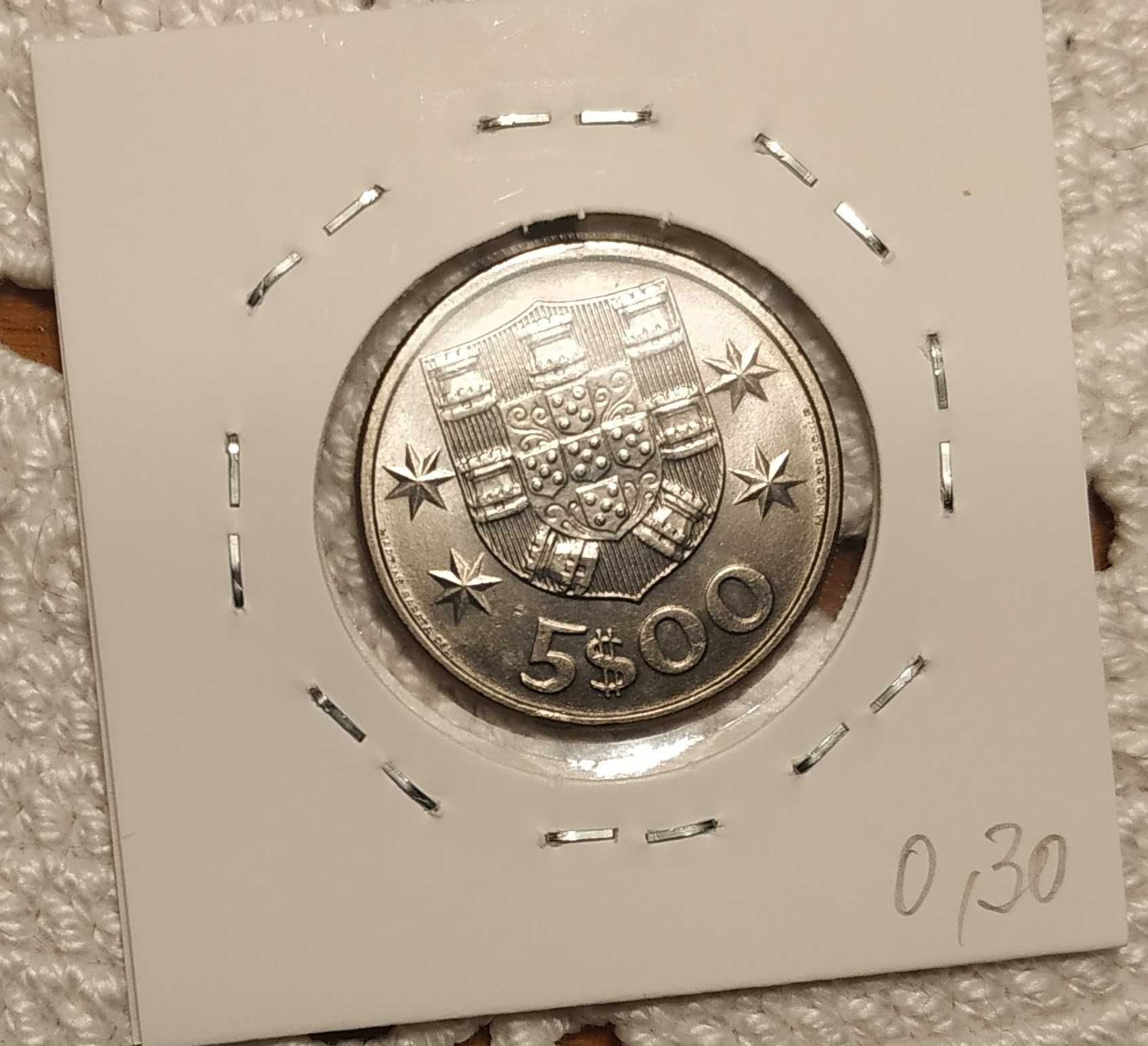 Portugal - moeda de 5 escudos de 1979 (1)