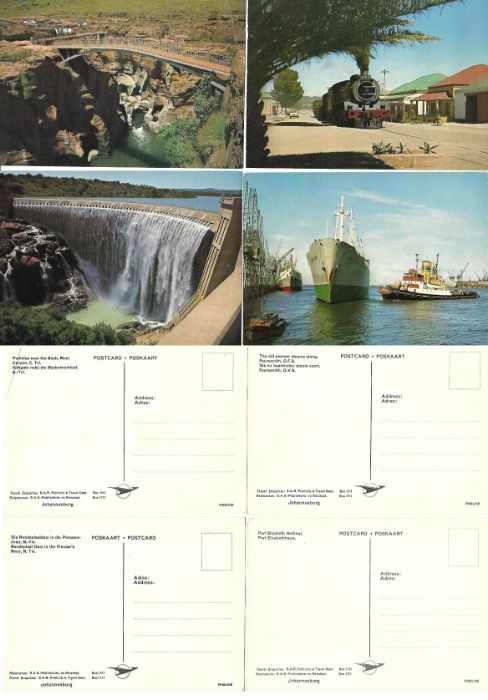 Postais antigos de Angola, Cada