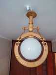 Lampa sufitowa drewniana