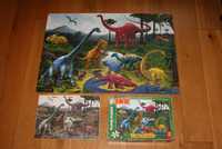 Puzzle podłogowe Dino Trefl duże 98 x 68 cm 104 szt.