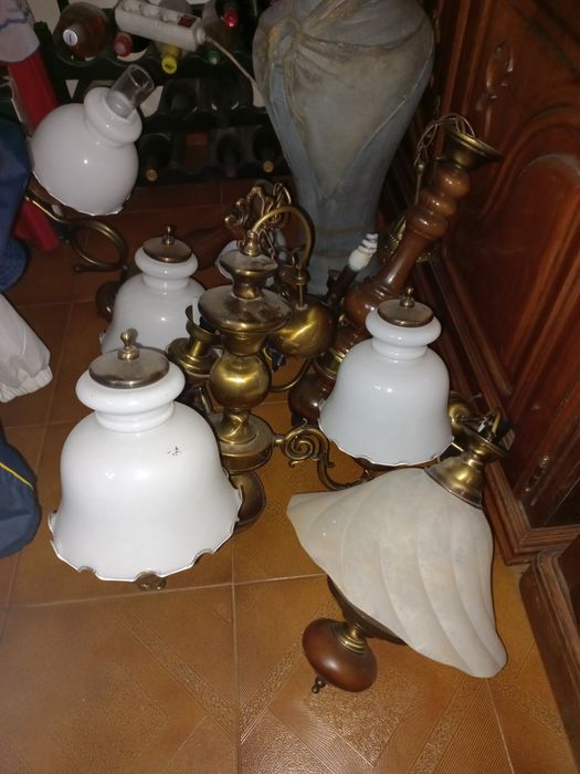 Conjunto de 4 candeeiros