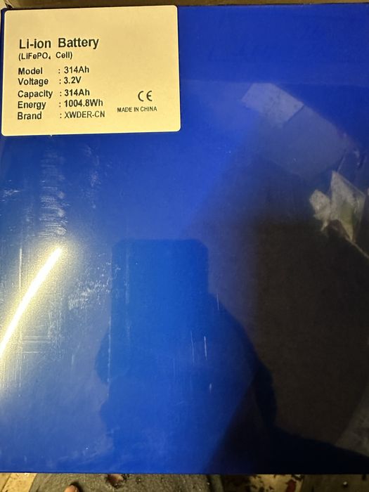 Комірки LiFePo4 314A