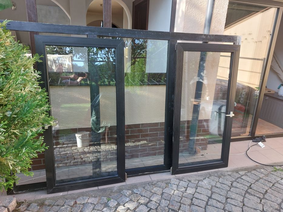 Okno dwuskrzydłowe z fixem 2 szt