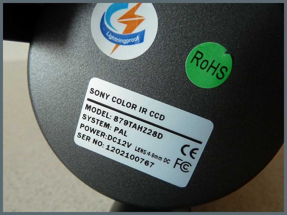 Kamera SONY - Kolor - do Monitoringu na Zewnątrz Budynków.