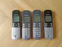 Telefony analogowe biurowe DECT Panasonic + ładowarki + baza