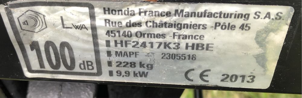 Kosiarka traktorek Honda 2417
