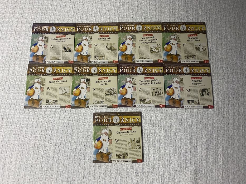 Byli sobie podróżnicy – 9 płyt z edukacyjnej serii