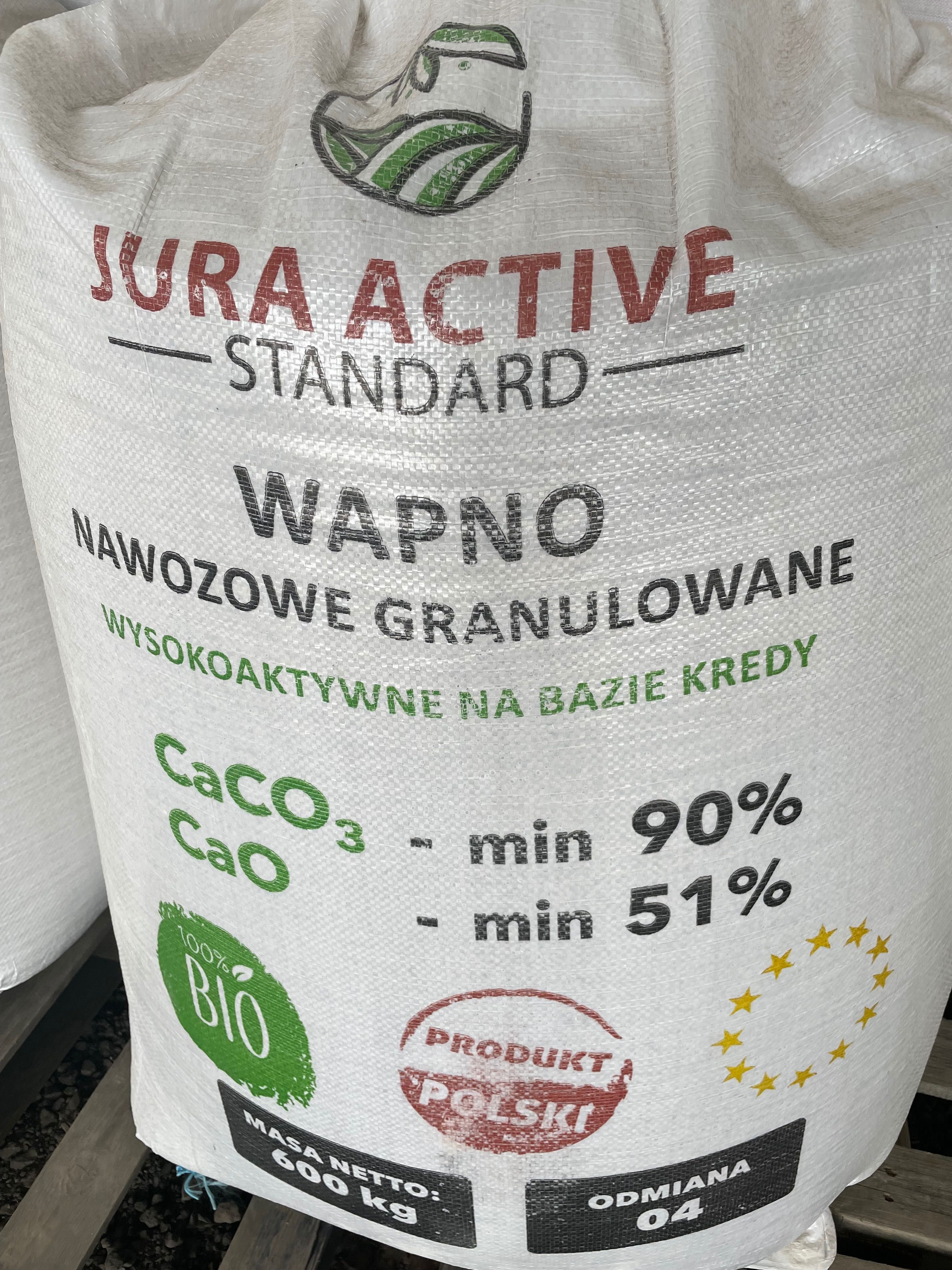 Wapno granulowane magnezowe, kredowe