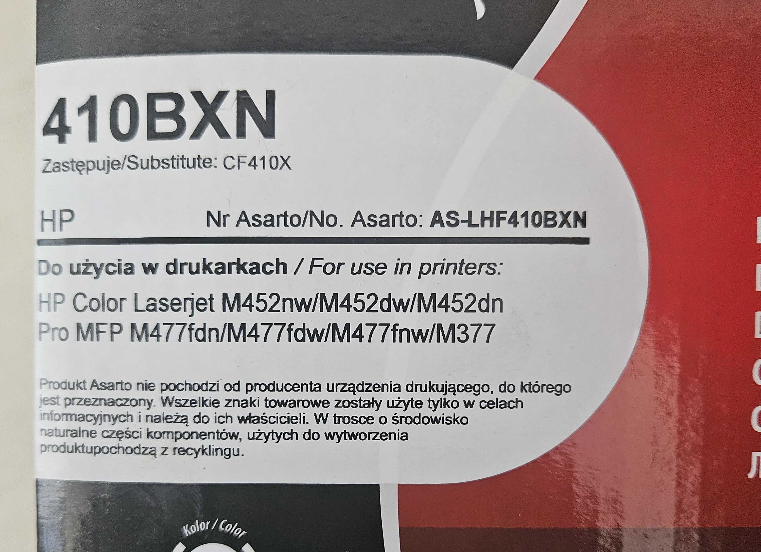 Laserowy wkład drukujący toner ASARTO