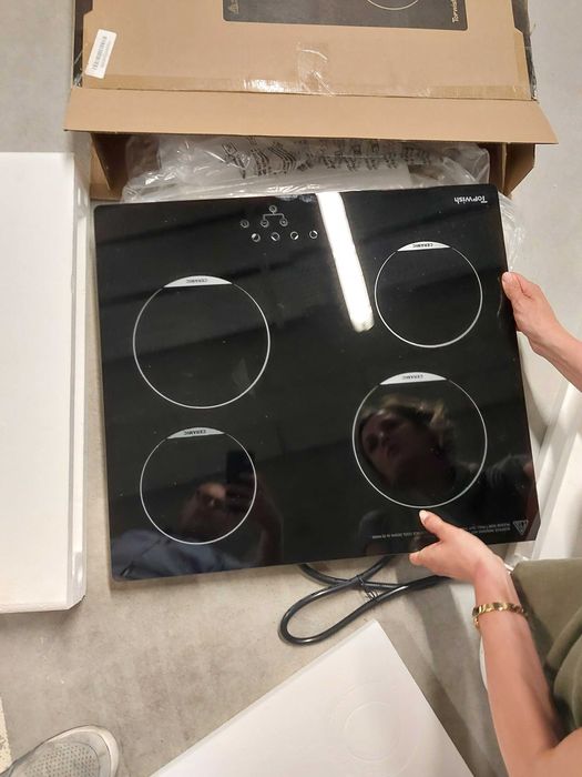 Topwish Płyta grzewcza ze szkła ceramicznego, Nowa