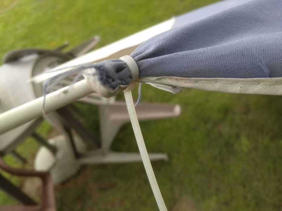 Parasol ogrodowy duży 240 cm dwukolorowy tanio!