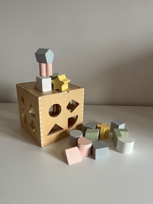 Drewniany sorter układanka dla dzieci