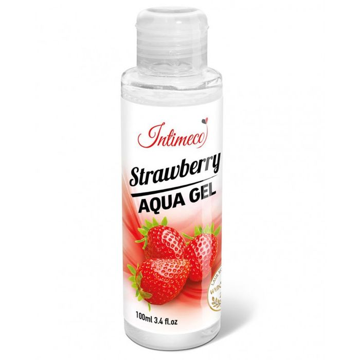 Intimeco  nawilżający żel intymny o aromacie truskawkowym 100ml