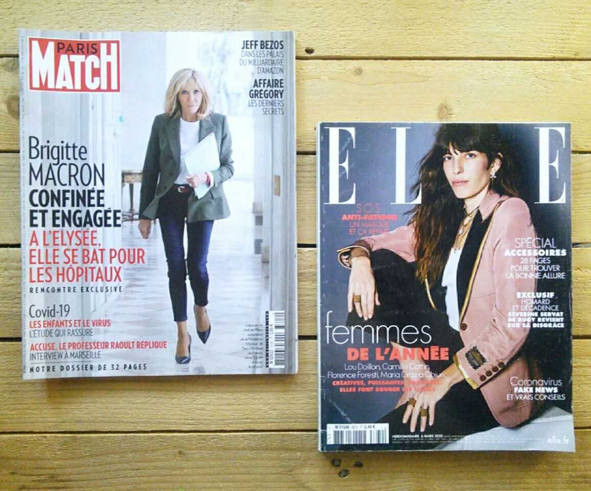журналы Paris Match 2020, Elle France (2015-20), журнал на французском