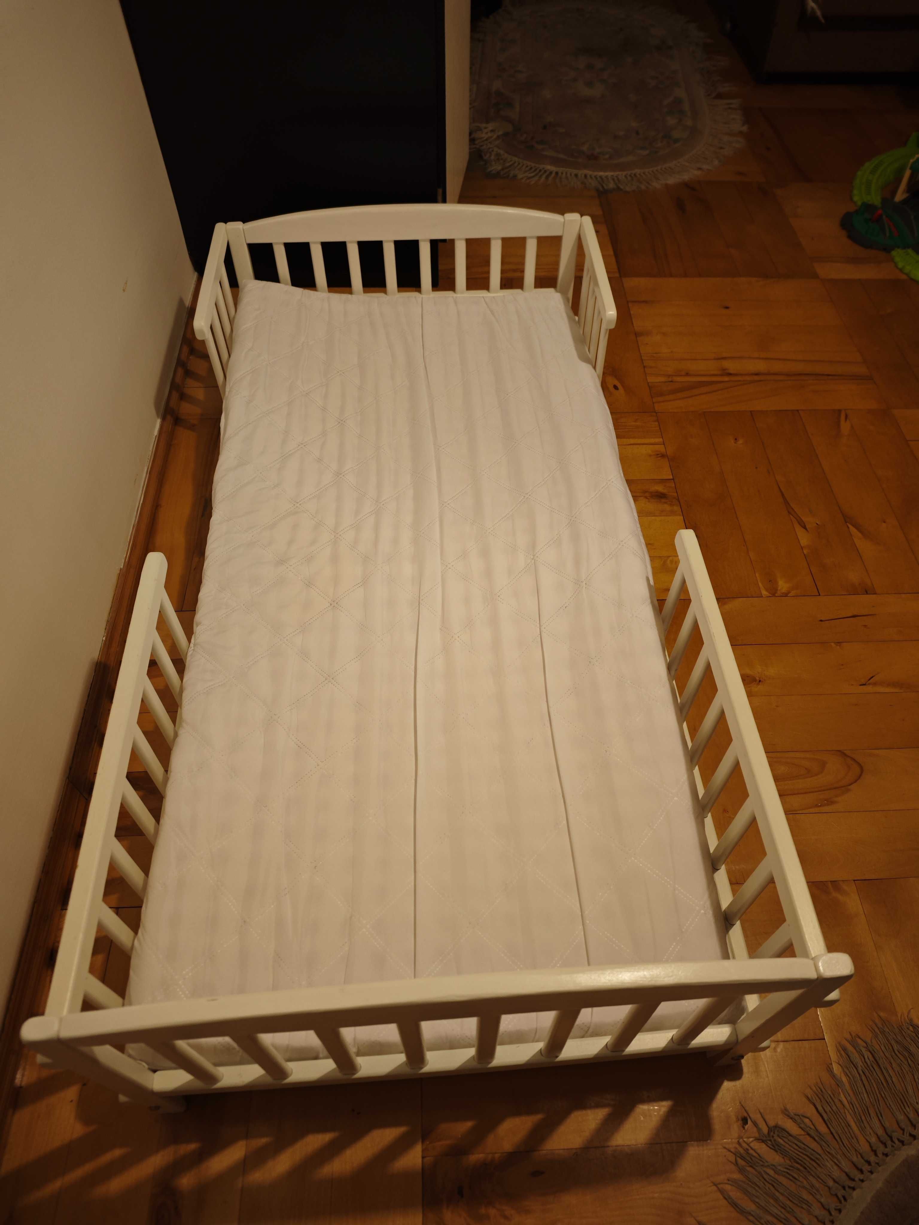 Łóżeczko woodies 70x140 z  materacem lateksowym