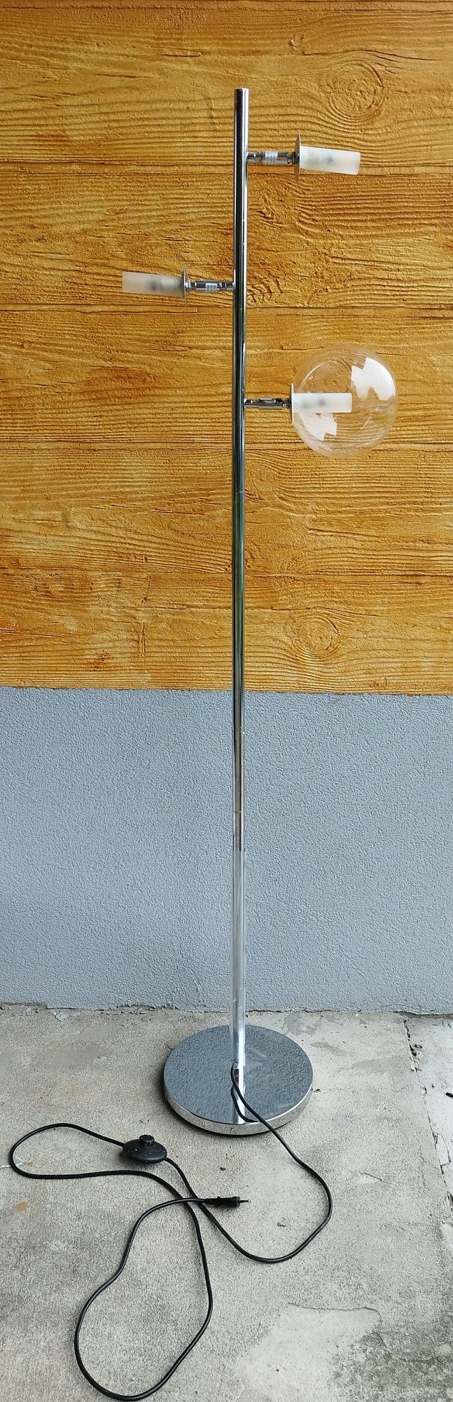 Lampa stojąca podłogowa szklane klosze Modernluci