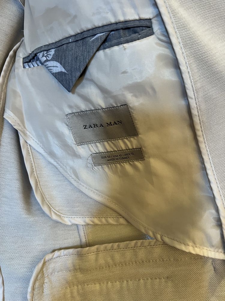 Піджак літній ZARA MAN, розмір европейський 50