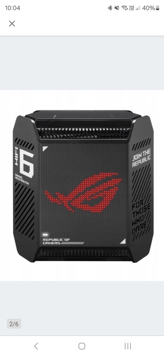 Router Asus Rog Rapture GT6