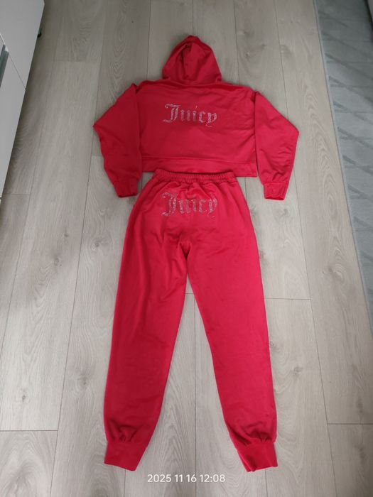 Dres welurowy czerwony Juicy rozmiar M