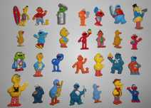 Bonecos figuras PVC Rua Sésamo