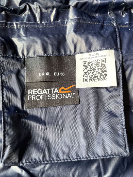 Męska kurtka przeciwdeszczowa Regatta Professional granatowa, nowa, XL