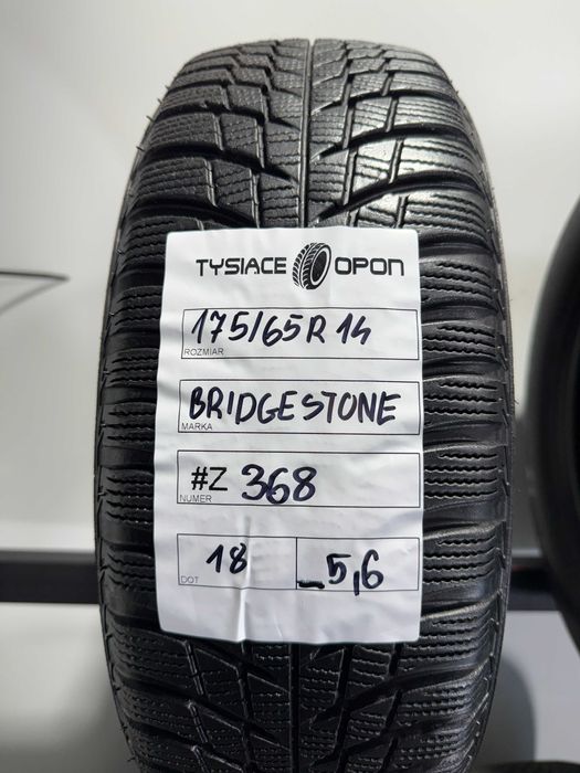 Opony Zimowe 175/65/14 Bridgestone Blizzak Komplet #Z368
