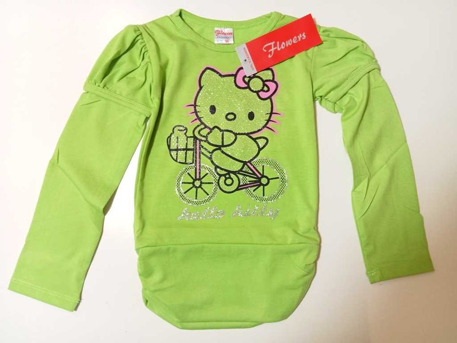 HELLO KITTY Bluzeczki / tuniki 8 kolorów, nowe