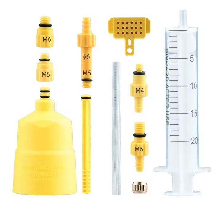 Набор для прокачки тормозов гальм велосипеда Shimano Шимано, Масло.