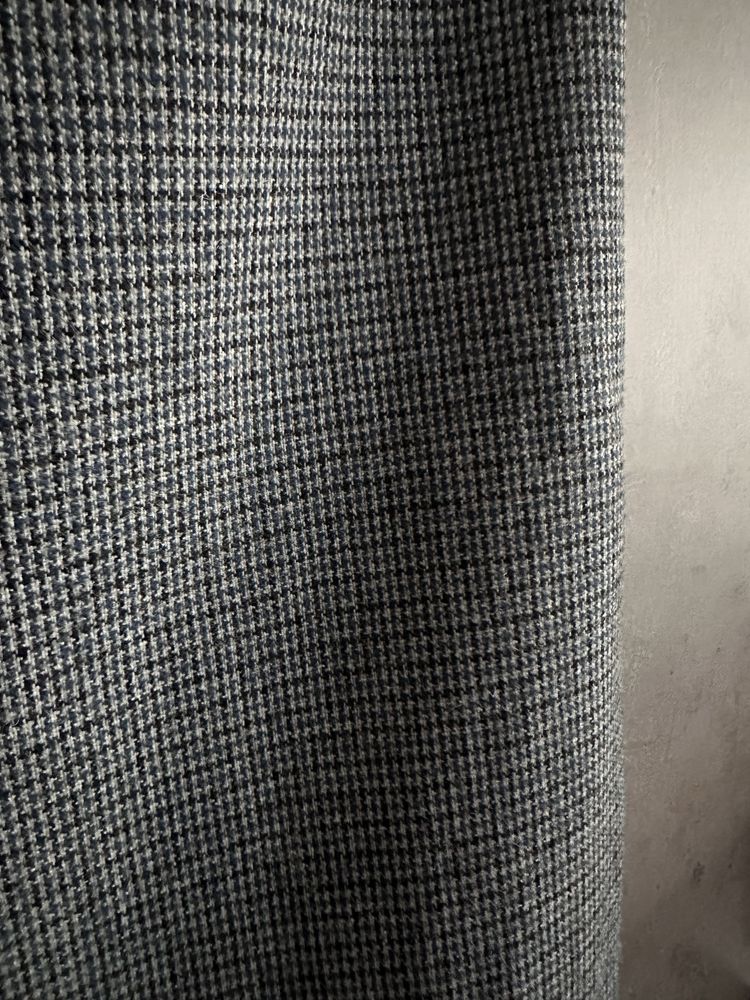 Ołówkowa spódnica w kratkę z dodatkiem wełny