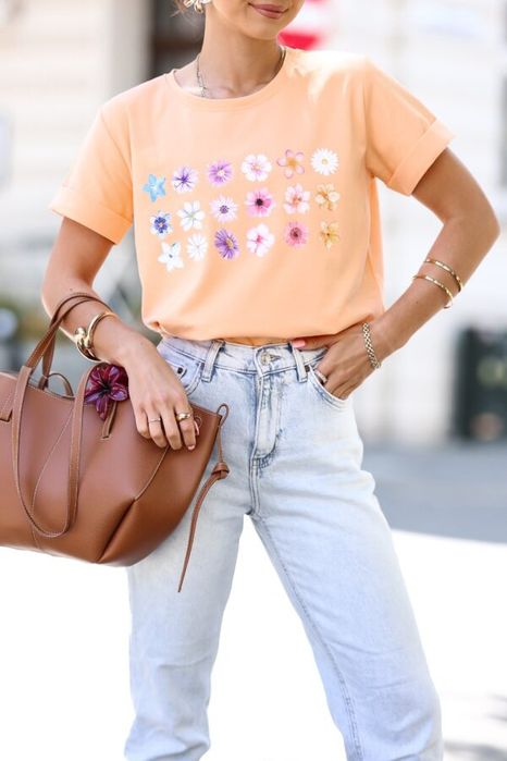 T-shirt damski Basic nowa kolekcja Premium Polska marka kolory