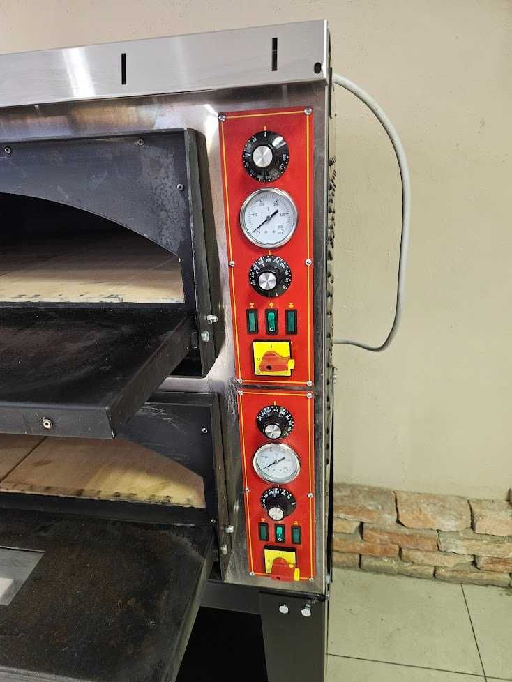 Profesjonalny piec do pizzy 2-komorowy | 8x Ø35 cm | 12 kW | Włochy