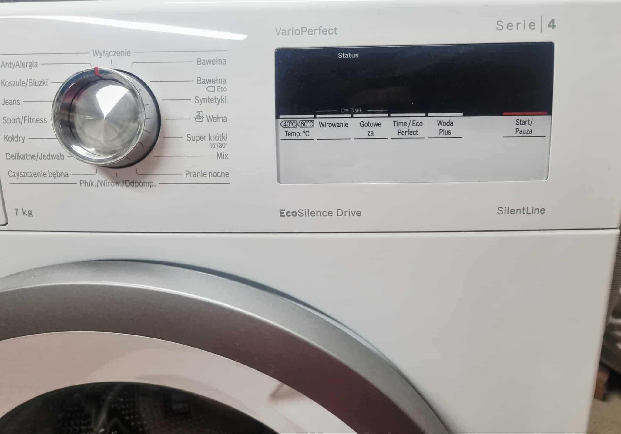 Pralka Bosch  Vario Perfect 7kg Eco Silnence Drive A+++ GWARANCJA