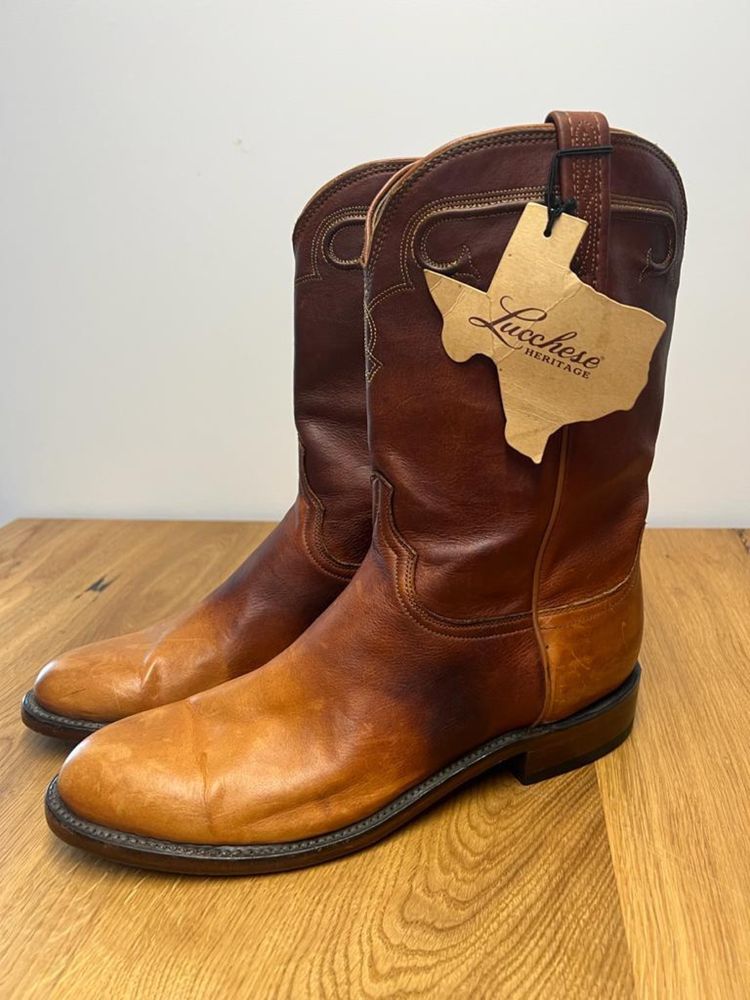 Kowbojki Lucchese heritage US 9,5 EU 42 43 Roper boots skórzane cowboy