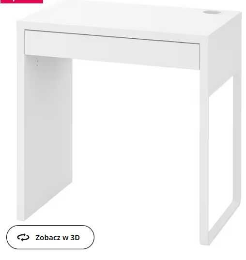 Biurko IKEA MICKE biały 73x50cm