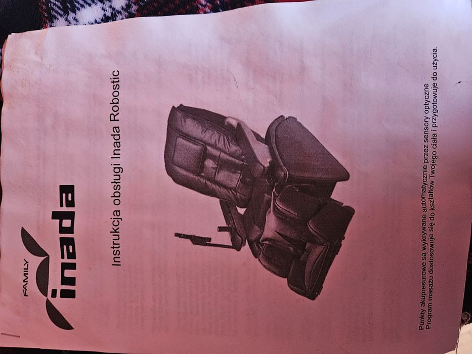 Skórzany Fotel masujący