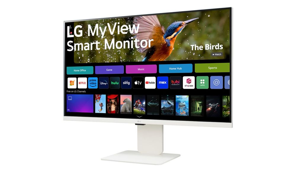 31,5-calowy monitor MyView Smart z systemem webOS | 4K UHD IPS
