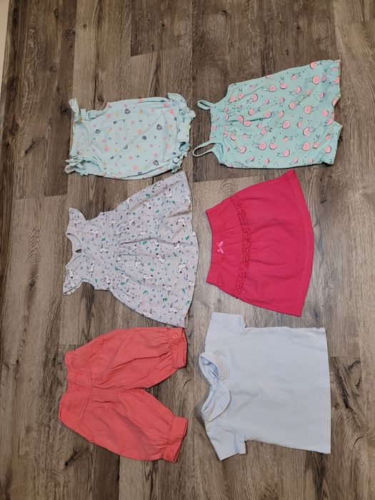 Zestaw ubranek 6 sztuk Roz 74 Cool Club Primark early days