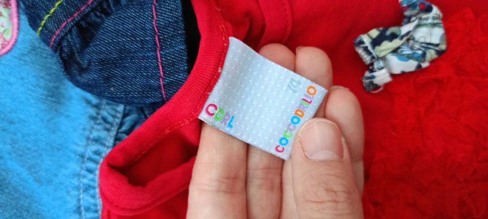 NOWE Zestaw sukienek dla dziewczynki 74 cocodrillo next