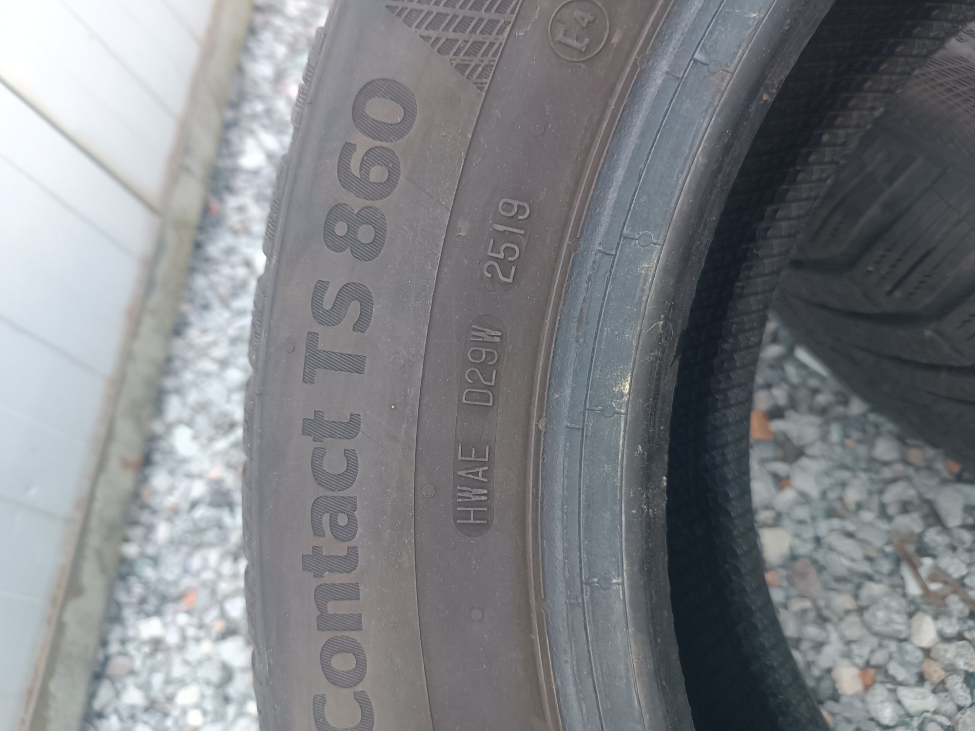 195/65R15 Dwie opony zimowe Continental 2019r jak nowe 8mm