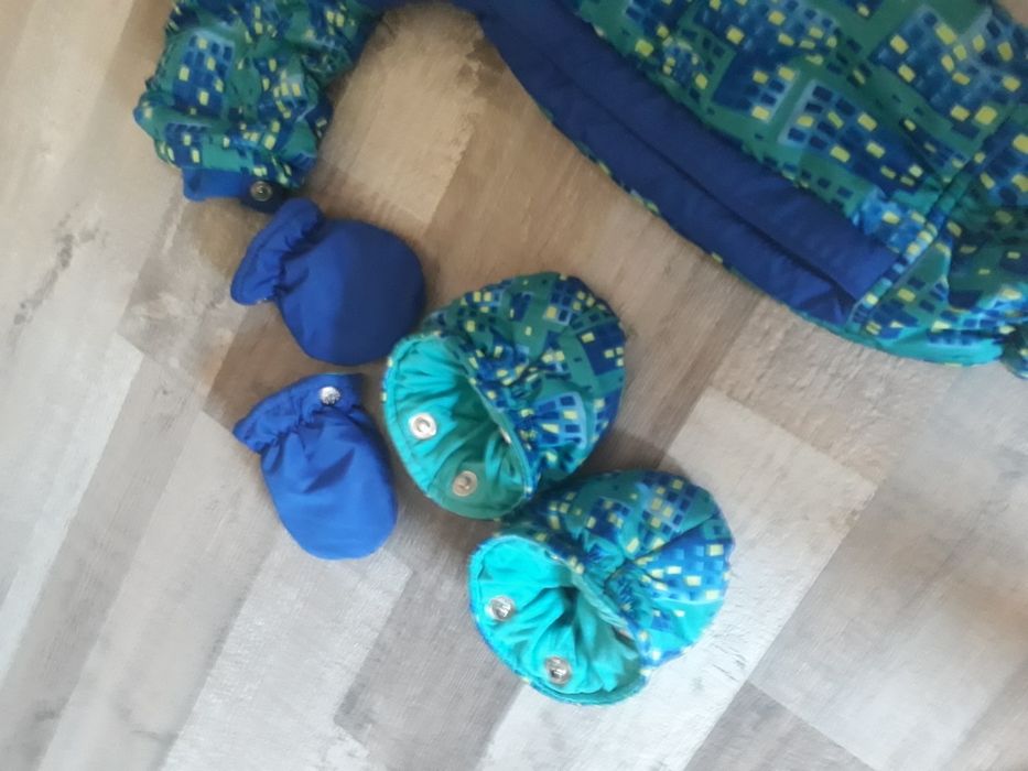 Комбинезон Модный карапуз + конверт демисезонный (рост 62-80 см)