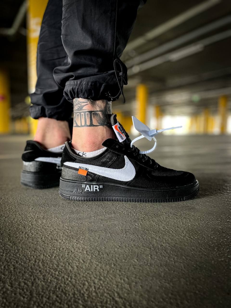 Nike Air Force x Off White 1 Low Black