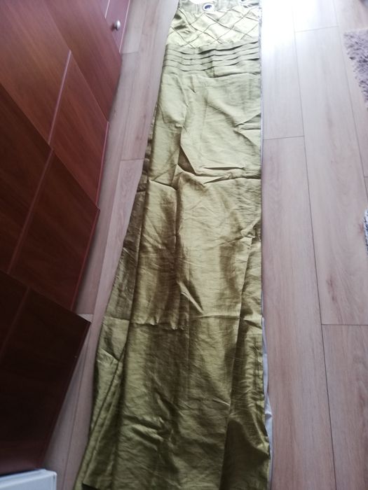 Zasłony na okno, zielone 2szt.