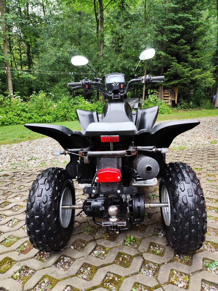 Quad Bashan z papierami