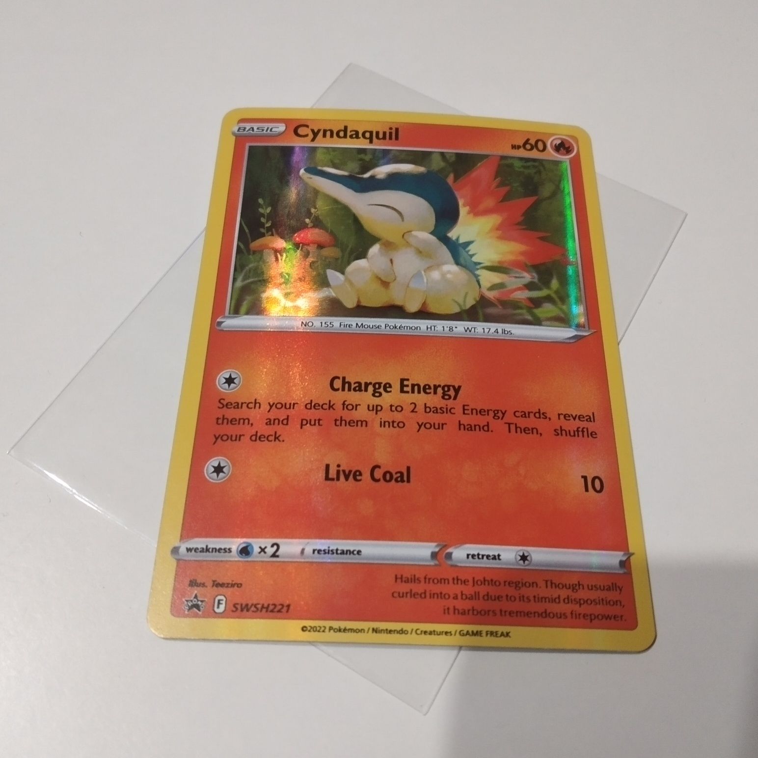 Cyndaquil holo - Promo - Karty Pokemon