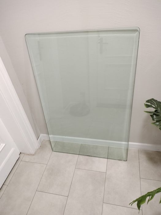 Szklany blat, szkło zaokrąglone 80x120cm x 10mm grubości