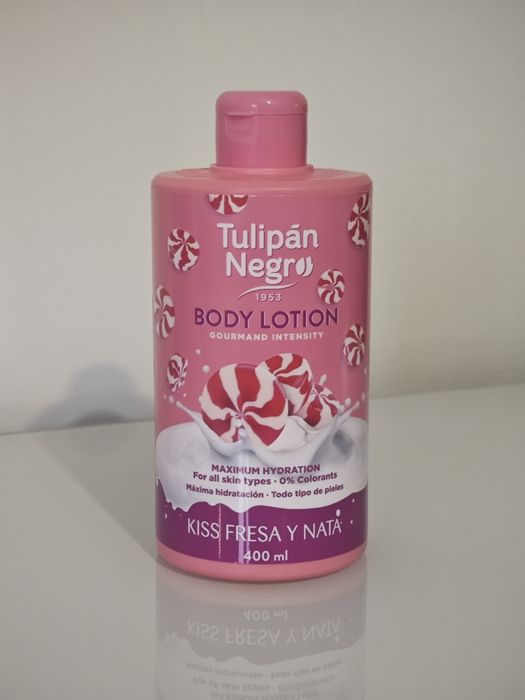 Gel de banho+ loção corporal fresa e nata