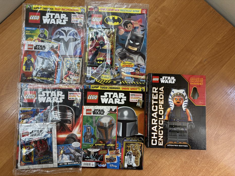 Lego Star Wars gazetki encyklopedia postaci darth maul sabine wren