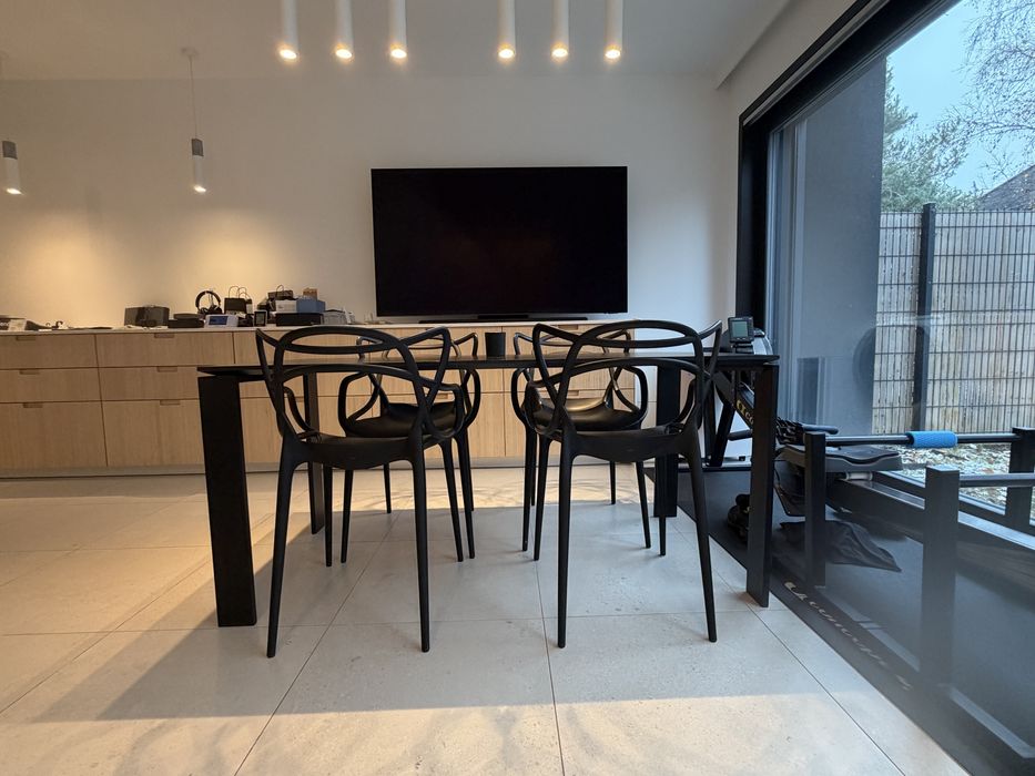 Stół Kartell Four czarny wymiary:  158x79