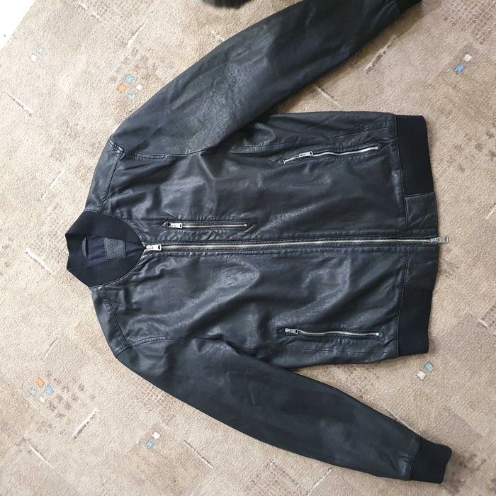 Шкіряна куртка AllSaints Kino Leather .Bomber