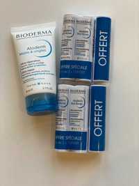 Bioderma, крем для рук 1шт., помада, стік